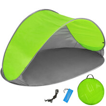 (grey/green) Popup beach sea tent wind sun UV protection shade shelter canopy festival new