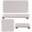Diatomaceous Earth Bathroom Sink Vanity Trays, White 1