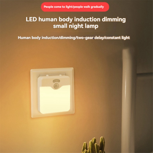 Motion Sensor LED Night Light Dimmable Lamp for Kids Room EU Plug