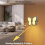 Butterfly Motion Sensor Night Light LED kaapin alla 3