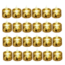 24 Pcs Led Tealight Candles Smokeless Candle Lamp 1.42x2.56in