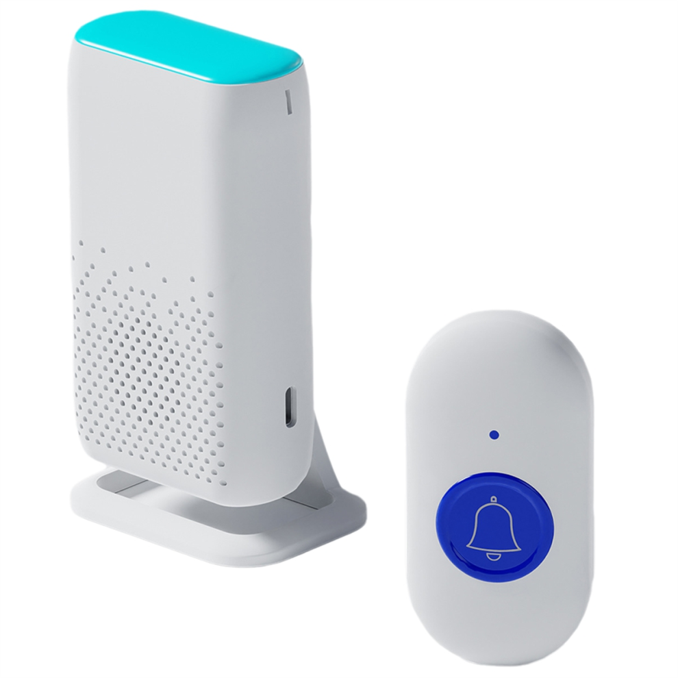 Melitt New D320 Flash Vibration Wireless Doorbell Smart Elderly Pager B