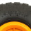 4.10/3.50-4 Orange Wheel & Tyre Offset Hub (Require Innertube Fitting) 9