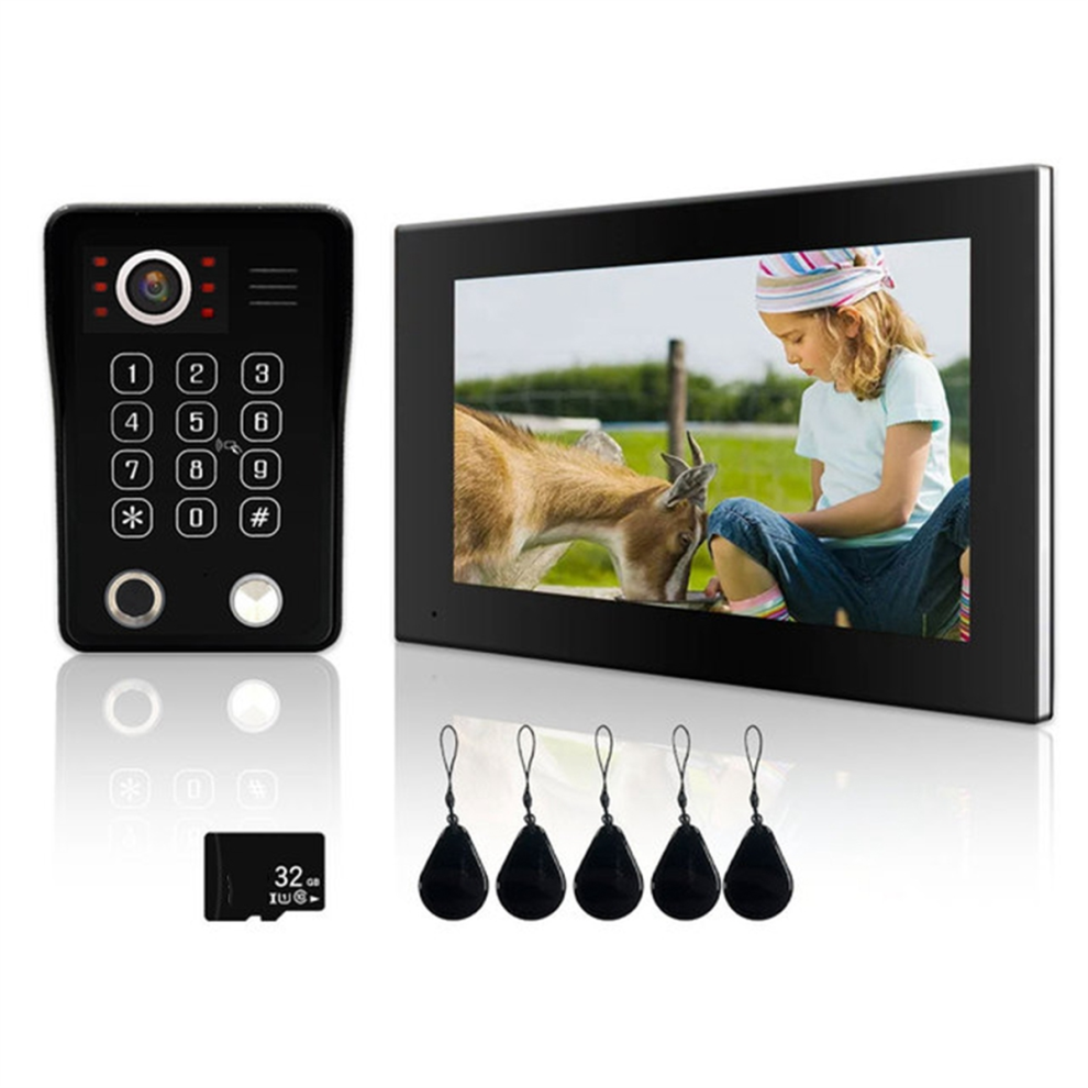 Fingerprint 5In1 Unlock Wifi Doorbell Video Intercom System 1080P 4851369228613