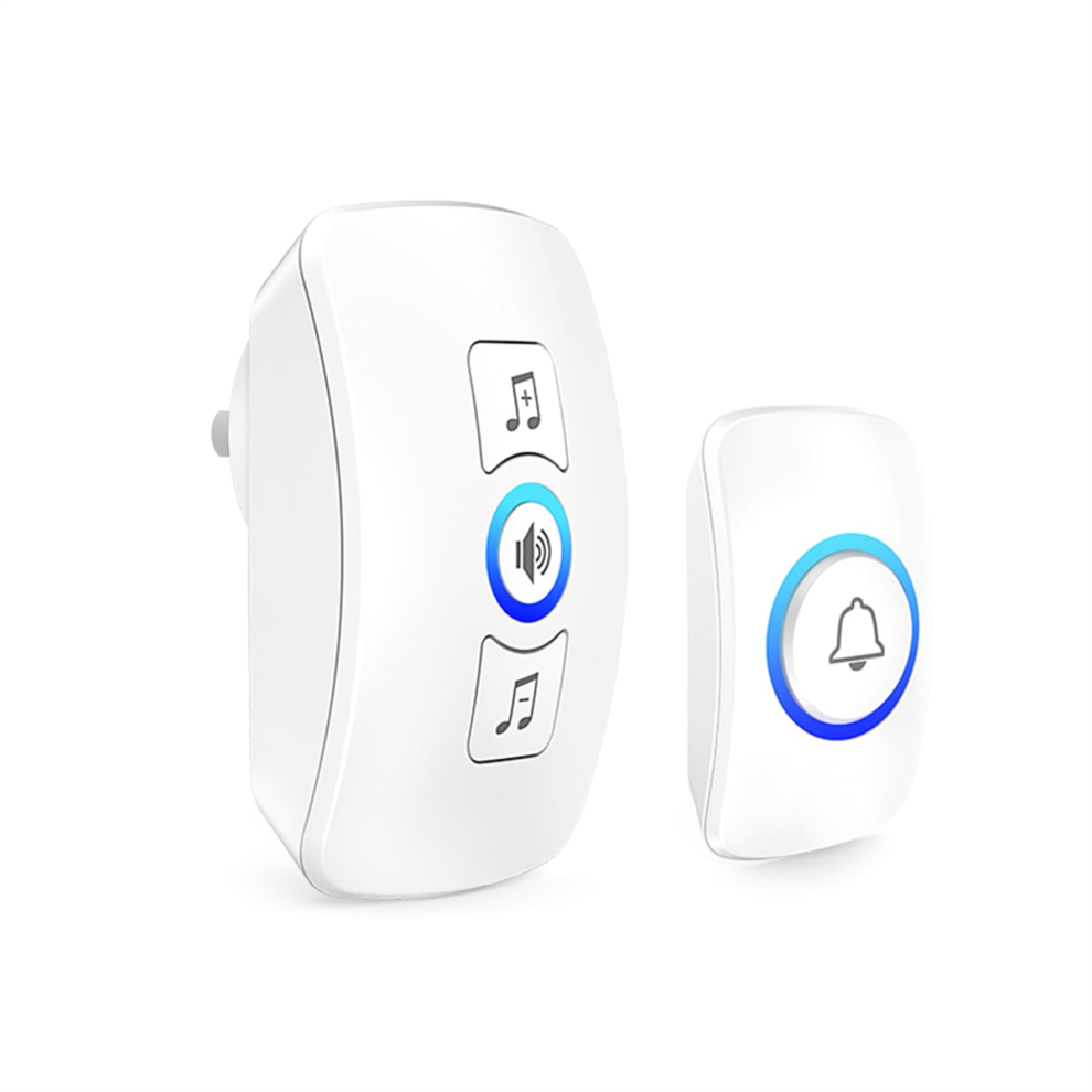 Wireless Doorbell Waterproof Welcome Chime Home Door Bell Eu Plug 4851369292881