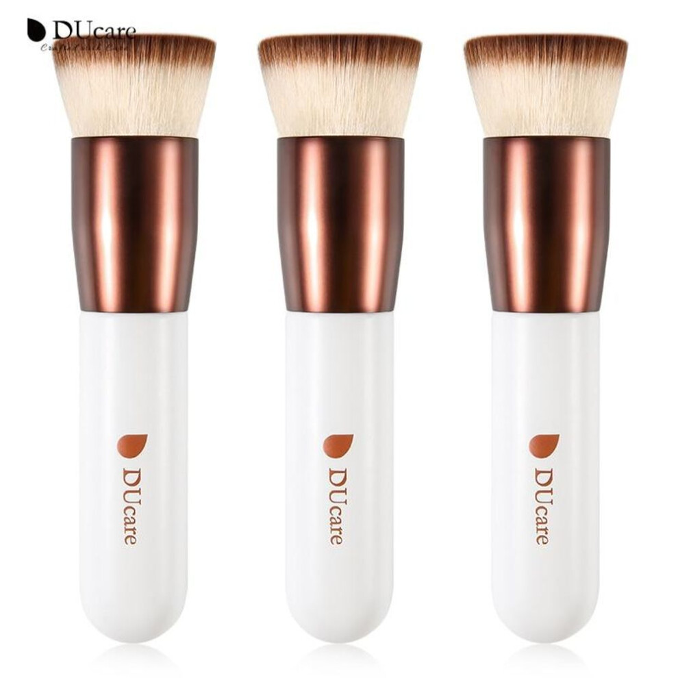 (white, 3 pcs) Ducare 3pcs Fashion Makeup Brushes Set Eye Shadows Powder Foundation Cosmetics Beauty Soft Hair Maquiagem Brushes Tool Kits