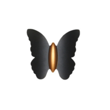 Outdoor Waterproof Wall Lamp, Butterfly Washing Lamp,Black