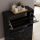 Vida Designs (Black Marble) 2 Drawer Shoe Cabinet Pull Out Hallway Storage 6