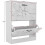 Vida Designs (White Marble) 2 Drawer Shoe Cabinet Pull Out Hallway Storage 8