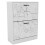 Vida Designs (White Marble) 2 Drawer Shoe Cabinet Pull Out Hallway Storage 9