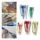 Bias Tape Makers Kit Εργαλεία γεμίσματος DIY για ράψιμο υφασμάτων 6