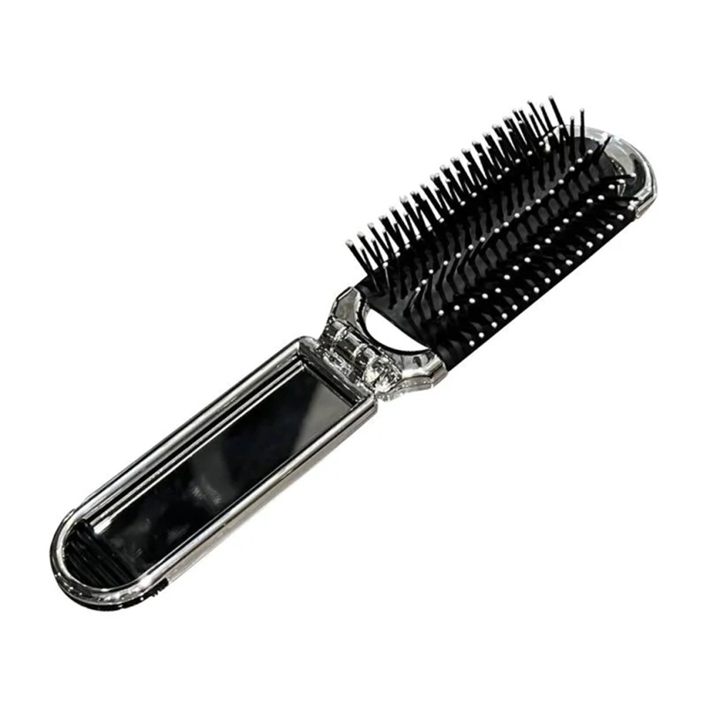 Melitt 2-In-1 Portable Folding Comb & Mirror Makeup Tool