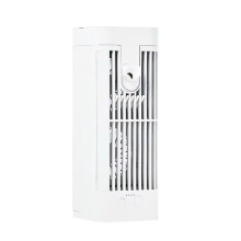 Ar Condicionado Pessoal Mini Refrigerador de com Economia Energia Ventilador Névoa Design Luz Noturna Cabo USB Incluído