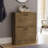 Vida Designs (Antique Brown) 2 Drawer Shoe Cabinet Pull Out Hallway Storage 1