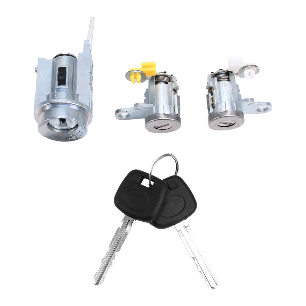 Car Door Lock Key Ignition Cylinder With 2 Keys Set For 4851369209780