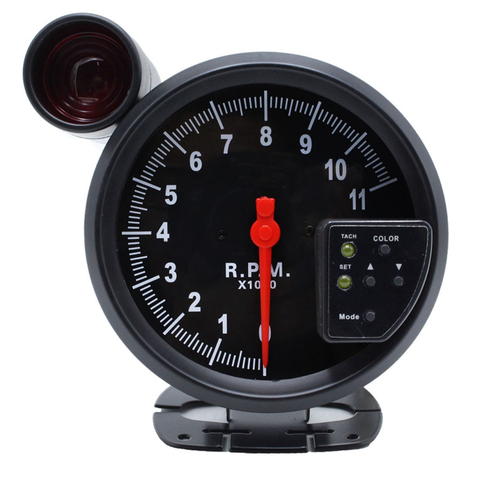 Motorcycle Car RPM 0-11000 Variable Color Digital Tachometer Gauge-image-OPC-PGB9HWD-NEW