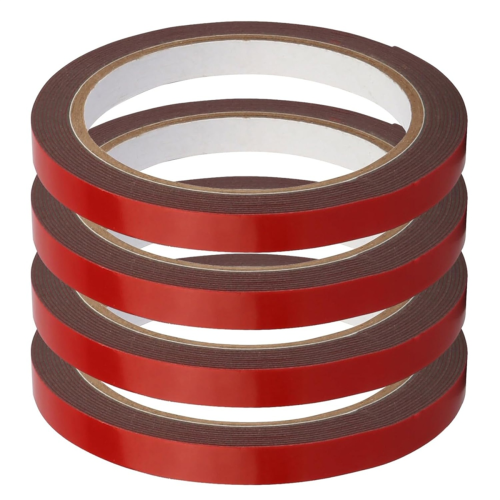 4 Rolls Car Double Sided Tapes Strong Mounting Adhesive