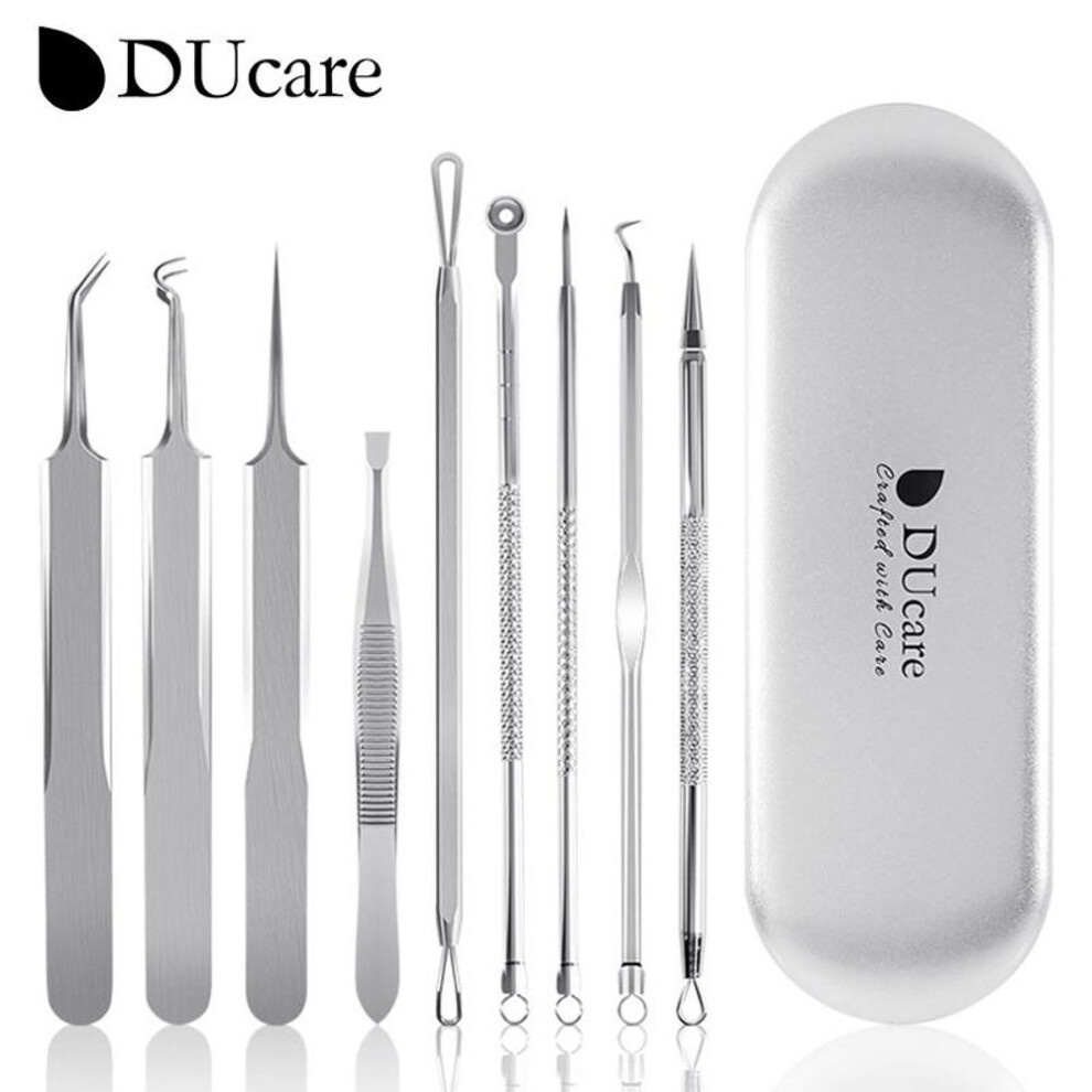 Ducare 1pcs Acne Blackhead Comedone Black Spot Pimple Blemish Remover Skin Care Women Beauty Acne Treatment Pore Cleanser Needle Hook Makeup Tool Kit