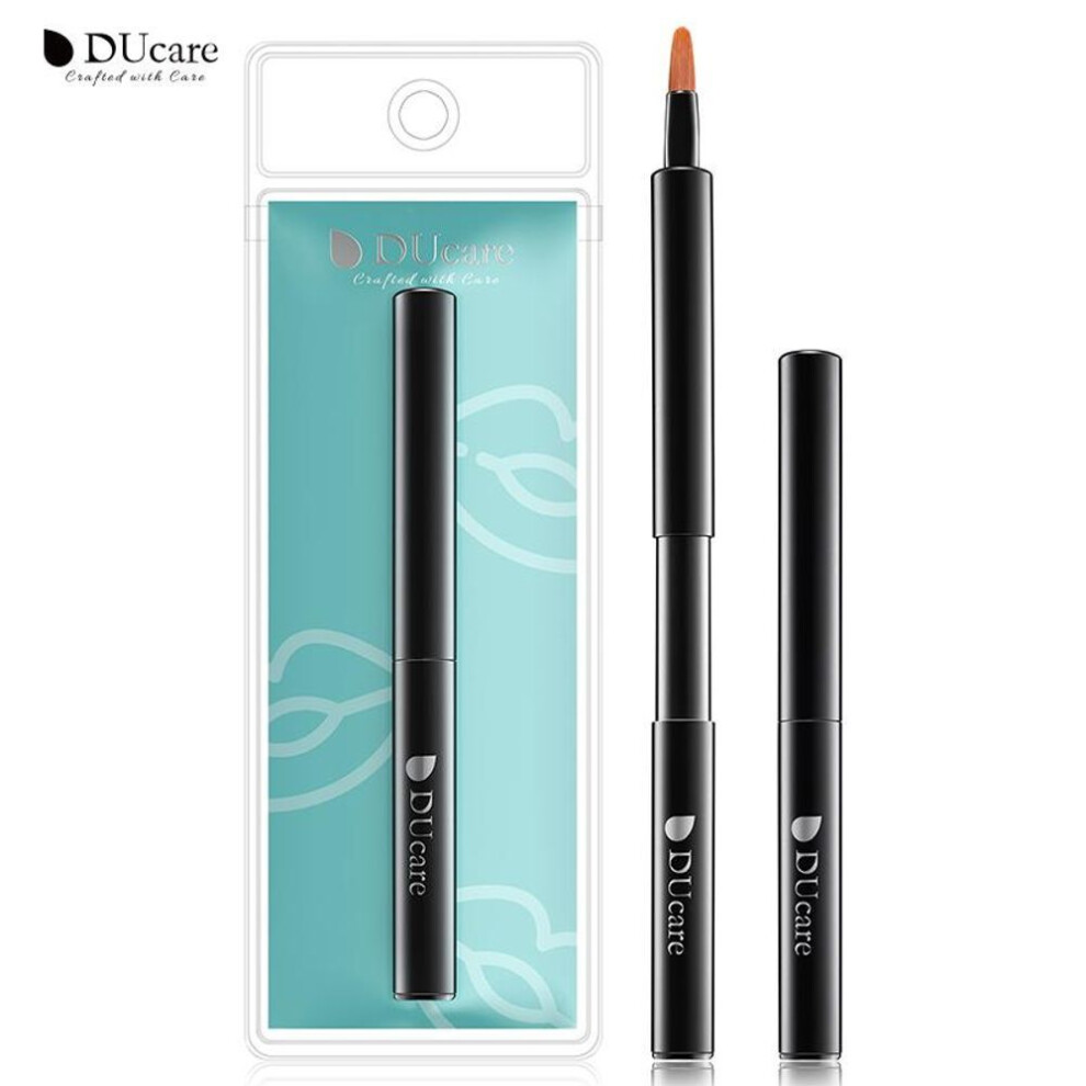 Ducare Professional Retractable Lip Brush Makeup Brushes Synthetic Hair Portable Lip Gloss Lipstick Brush Cosmetic Tools For Women Makeup