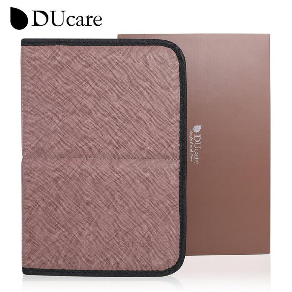 (brown, Makeup BAG) Ducare Foldable Women Cosmetic Bag Waterproof Makeup Brush Bag Artist Case Organizer Storage Zipper Handbag For Travel Home Gift