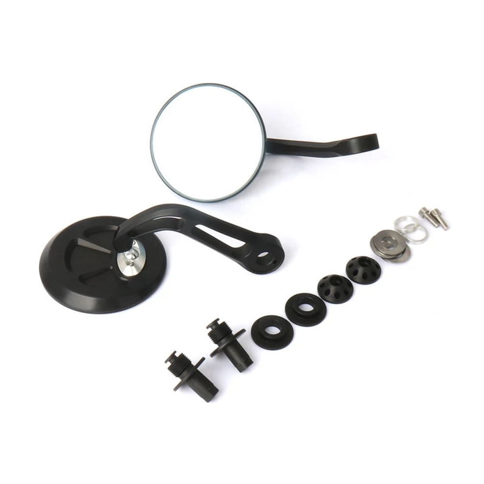 Handlebar Bar End Side Rearview Mirrors Rotatable For 4852496775773