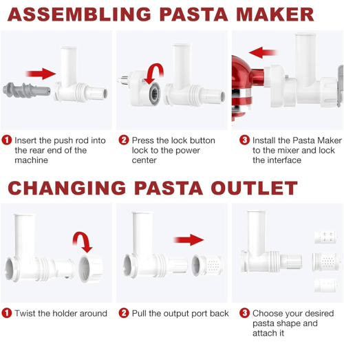 Per il set di accessori per la pressa per pasta per impastatrice 1
