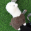 Χαριτωμένο Alpaca Golf Putter Covers Blade Club Headcover Protector 7