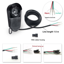 36V 48V Electric Bicycle Headlight Bike Light
