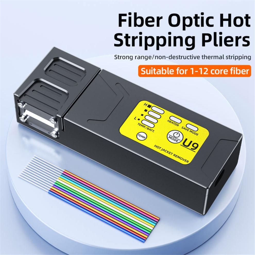 U9 Fiber Thermal Stripper Pliers Heated Optical Wire Stripping 4851369290535