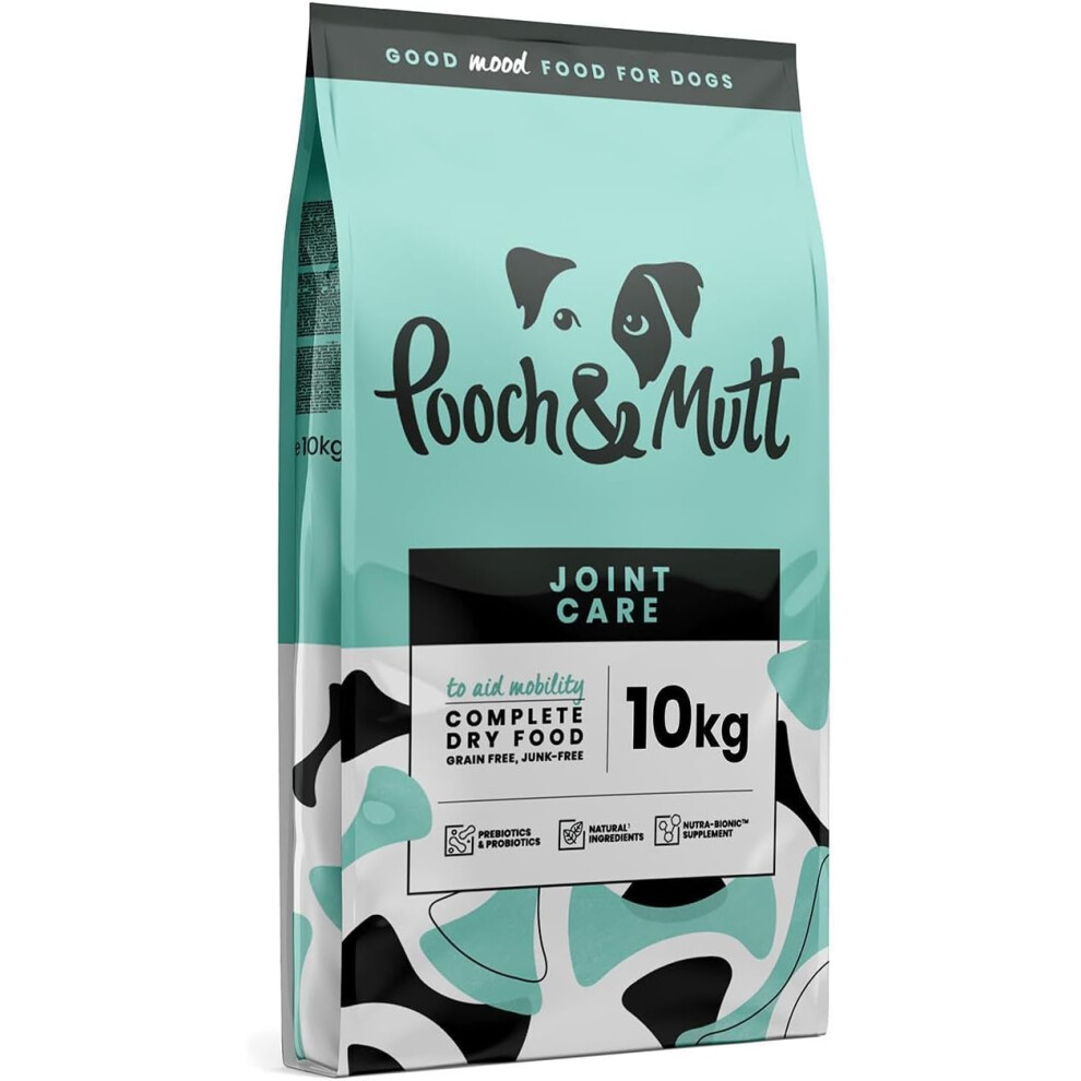 Pooch & Mutt - Joint Care, Complete Dry Dog Food (Grain Free), Salmon and Sweet Potato, 10kg
