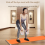 Yoga Sliding Mat Indoor Skating Training Board 180cm Ροζ 6