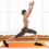 Yoga Sliding Mat Indoor Skating Training Board 180cm Ροζ 10