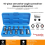 Twelve-angle sleeve wrench drill Tamper proof car kit 5