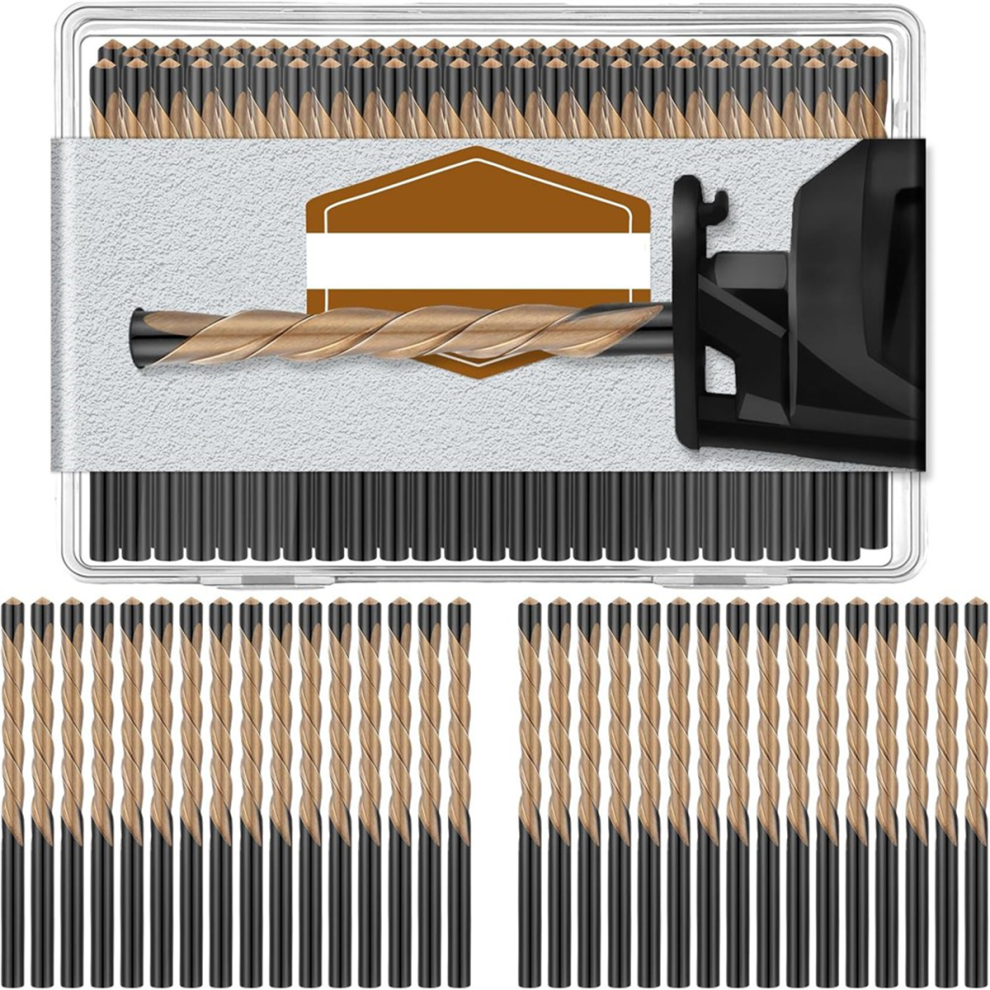 100Pc Drywall Drill Bits Pilot Point Cutting 4852496771720
