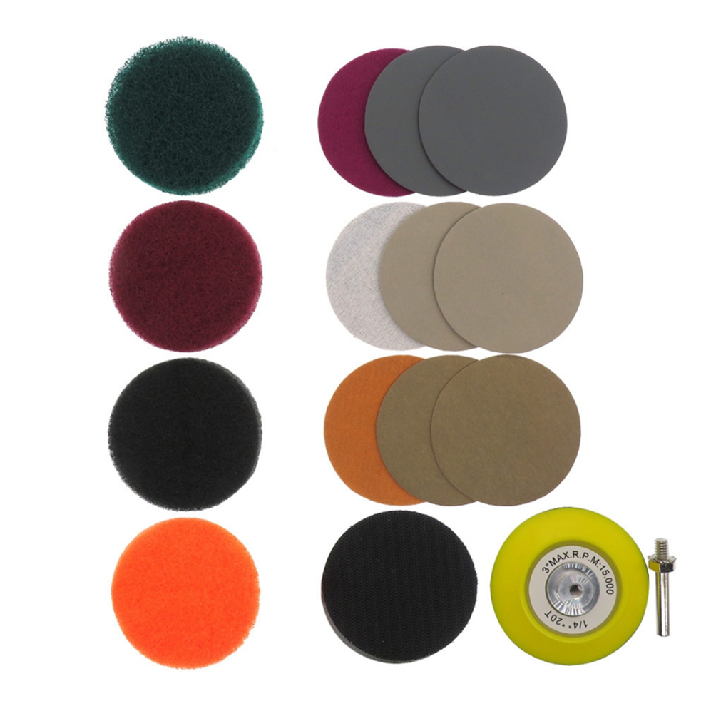 3-Inch Headlight Renovation And Repair Tools Flocking Sandpaper 4852496771157