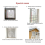 Adjustable Window Screen Replacement Kit with Zipper Opening 6