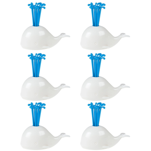 Προμήθειες κουζίνας Cute Whale Fruit Fork Animal Pick 1