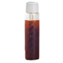 Cafetera de Café Frío con Vidrio Esmerilado, Filtro Incorporado y Cepillo Limpieza: Ideal para un Suave en Casa