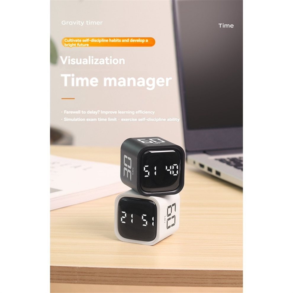 Timer Flip Sensor Cube for Work Learning Kitchen