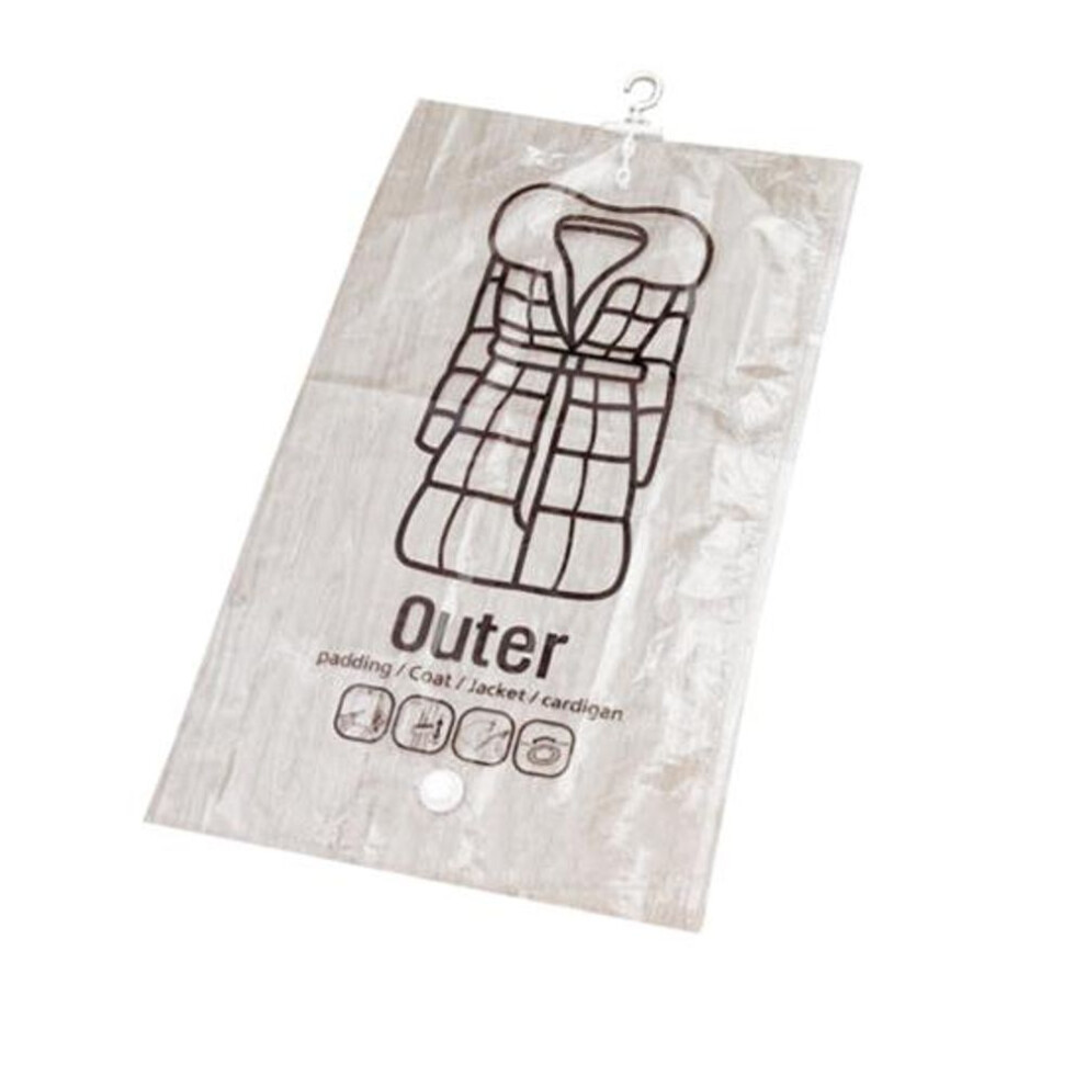 Vacuum Seal Compressed Space Saving Clothes Hanging Storage Bag Anti-dust Cover