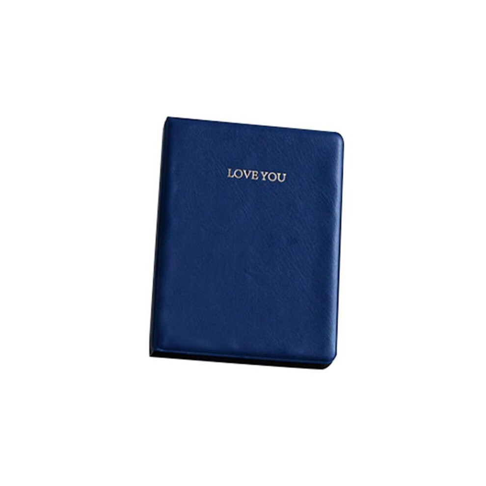 (blue) Cr Store 64 Photo Album Picture Pockets Love You Holder For Polaroid Mini