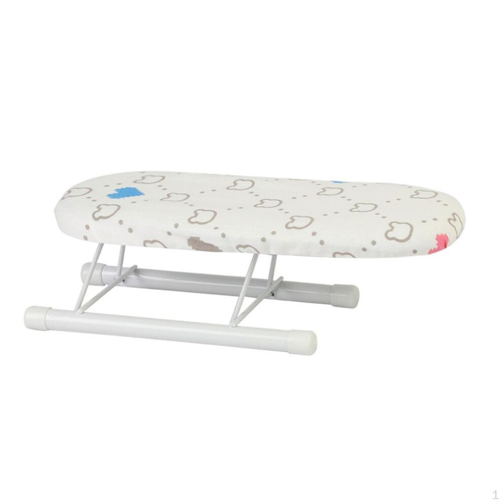 Foldable Ironing Board Mini Portable Space Saving Folded Tabletop Iron