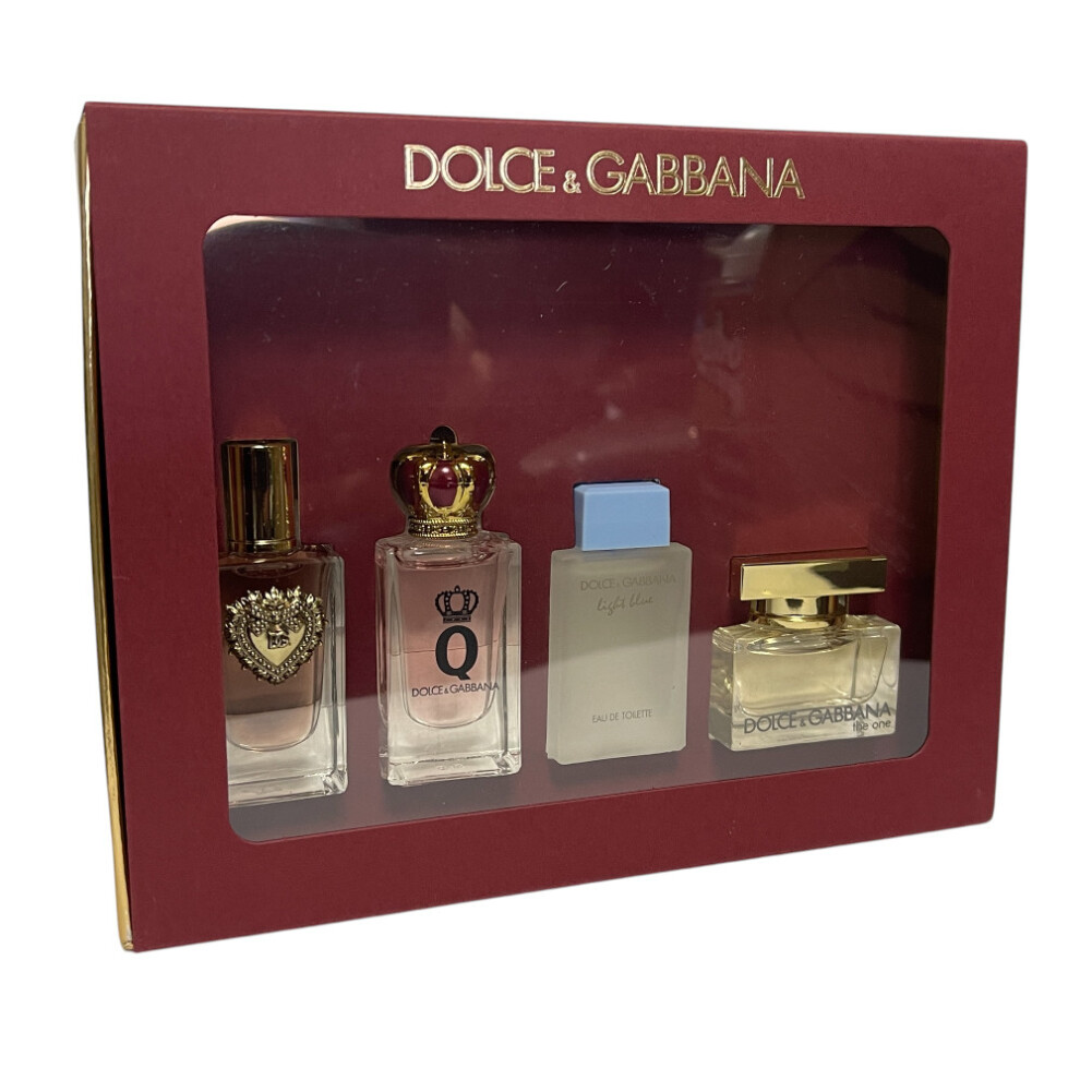 Dolce & Gabbana 3x 5ml 1x 4.5ml Miniature Gift Set for Women