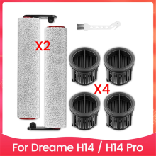 Ersatzteilset für H14 / Pro Nass-Trocken-Handstaubsauger, Kabellose Teile, Rolle, Hauptbürste, HEPA-Filter