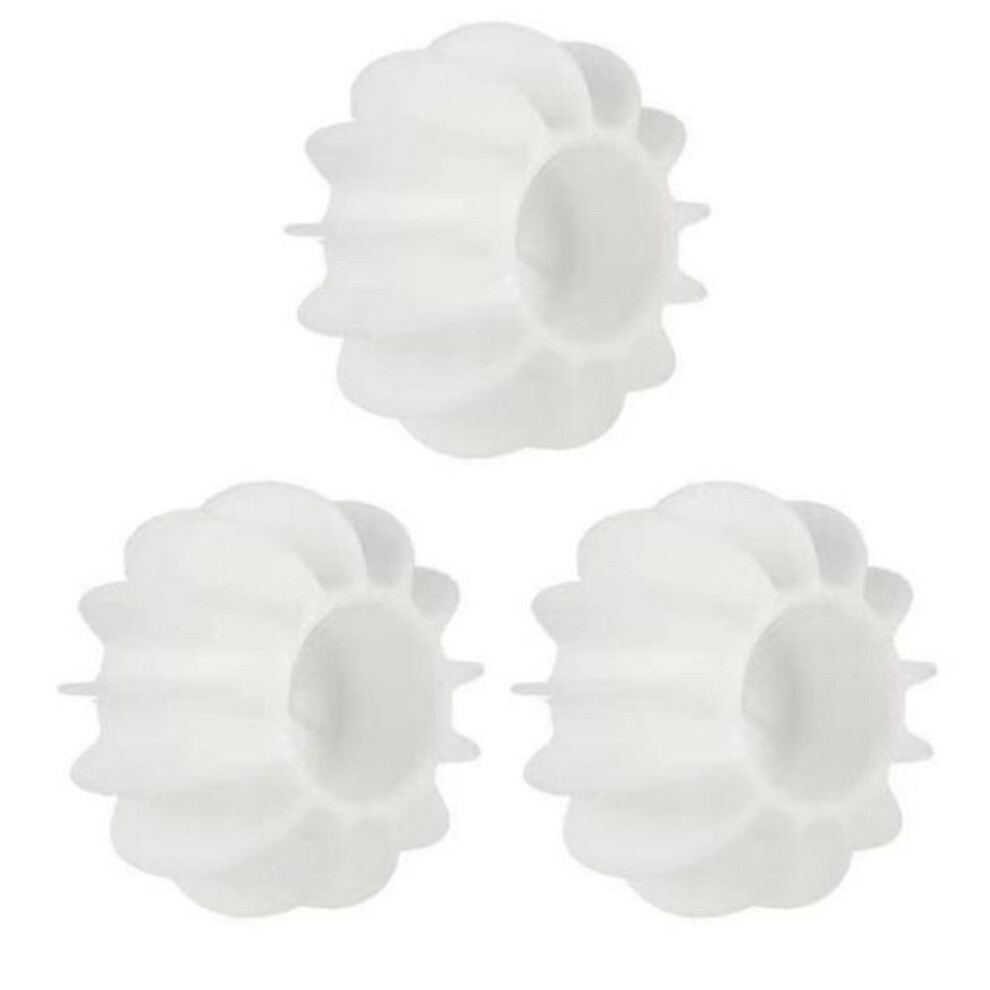 (white, 3pc) 3pcs Reusable Silicone Laundry Ball Clothes Hair Cleaning Tools Pet Hair Remover Washing Machine Cat Hair Catcher Laundry Ball