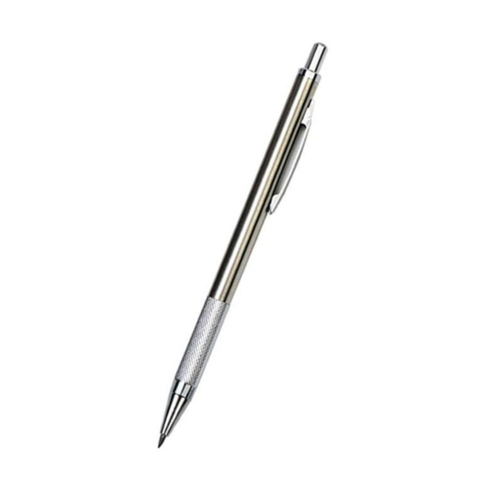 (as the picture, 0.5mm) 1pc  0.5 0.7 Mm Mechanical Pencil Set Full Metal Art Drawing Painting Automatic Pencil With Leads Office School Supply