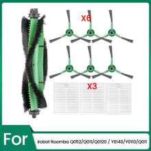 10 Pièces pour Combo Essential Series Y0140 Y0110 Y0112 Accessoires Aspirateur Robot Brosse Principale Latérale Filtre