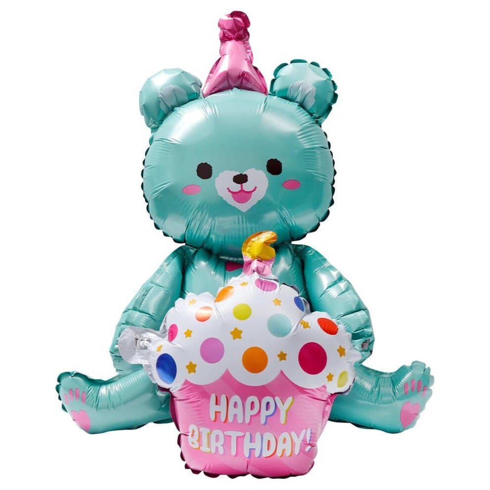 (blue) Party Decoration Cake Bear Balloon