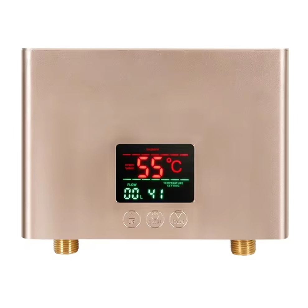 Chauffe-Eau Instantané 220 V 5 500 W Chauffage Électrique Mural pour Salle de Bain, Douche à Eau Chaude et Cuisine Domicile