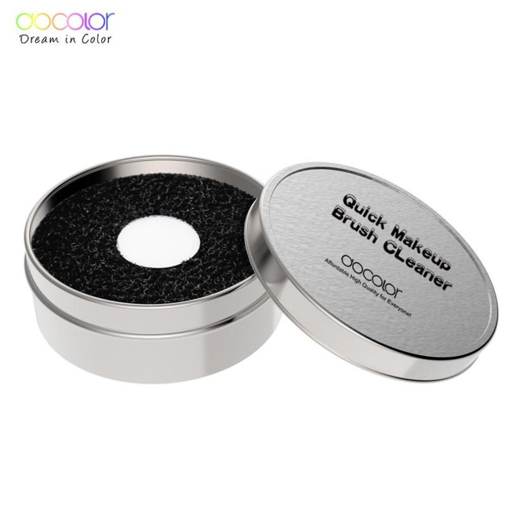 (as the picture) Docolor Makeup Brush Cleaner Box Color Removal Sponge Dry Makeup Brush Quick Cleaner Sponge For Make Up Brush Removes Shadow Color